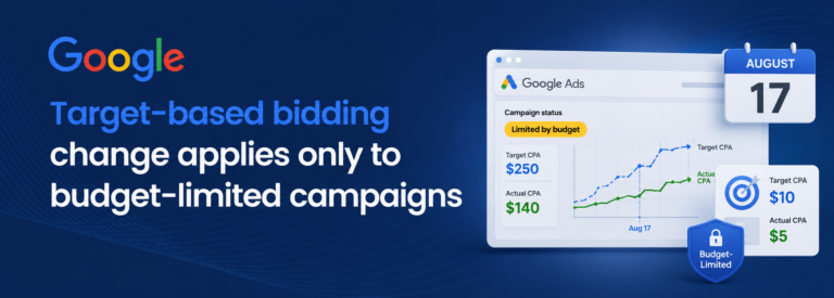 target-based bidding change