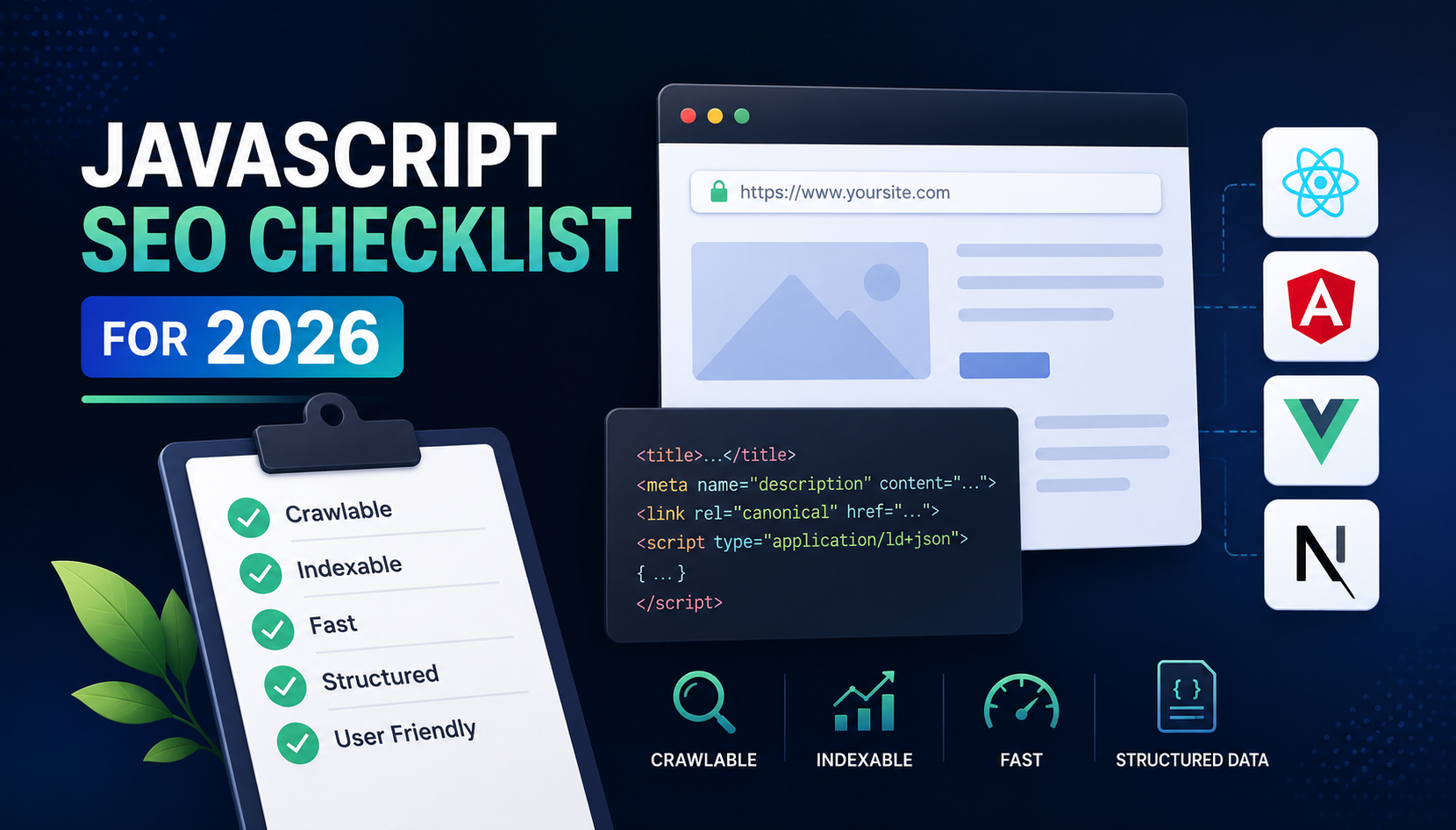 javascript seo checklist 2026